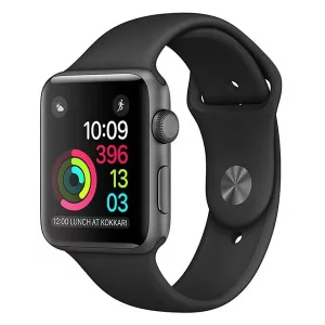 42mm Aluminum Case with Black Sport Silicone Band