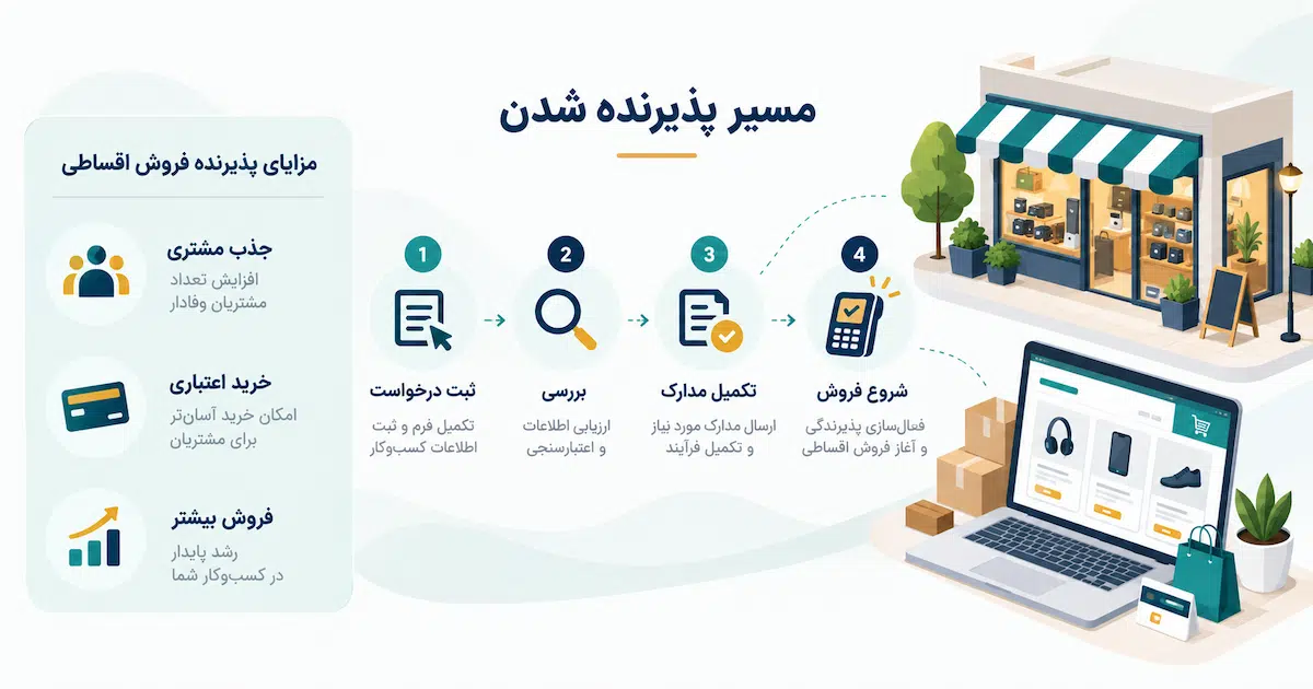 پذیرنده فروش اقساطی