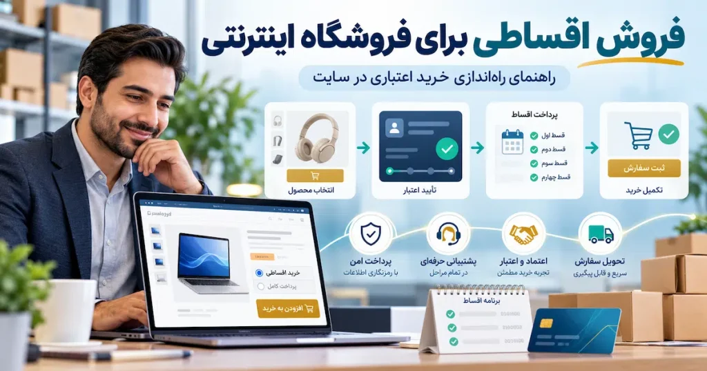فروش اقساطی برای فروشگاه اینترنتی